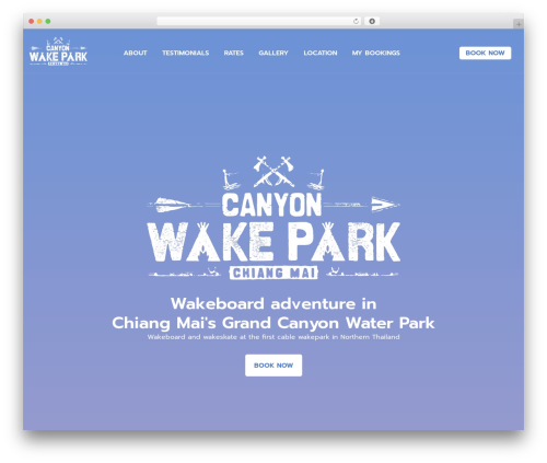 Creative Chili theme WordPress - canyonwakepark.com