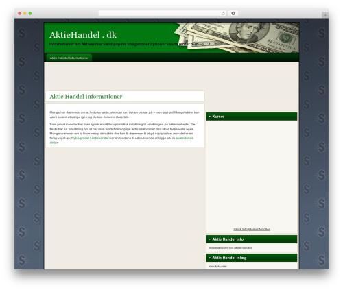 Flexibility2 WP theme - aktie-handel.dk
