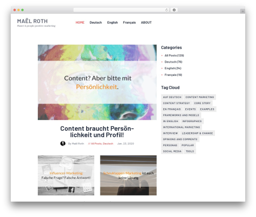 GutenType WordPress theme - maelroth.com GutenType WordPress theme - maelroth.com