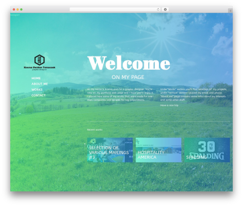 Panic Station WordPress theme design - aciddesign.pl