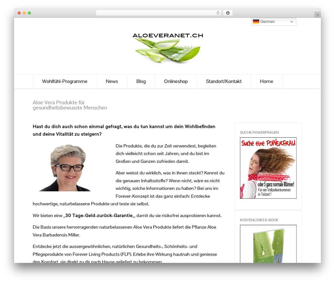 RT-Theme 18 theme WordPress - aloeveranet.ch