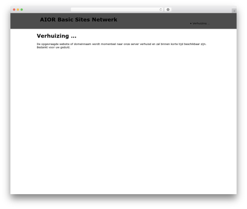 Theme WordPress Basic ONE - aior.nl