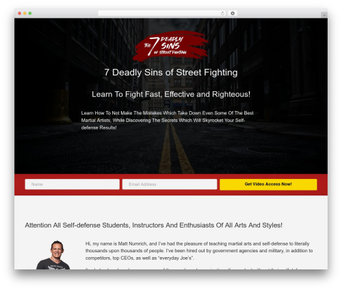 Theme WordPress Beaver Builder Theme - 7deadlysinsofstreetfighting.com