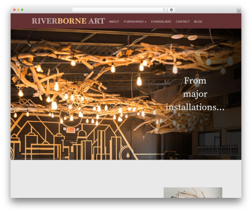 WordPress theme Custom Responsive (SASS) Theme - mackdrydenart.com