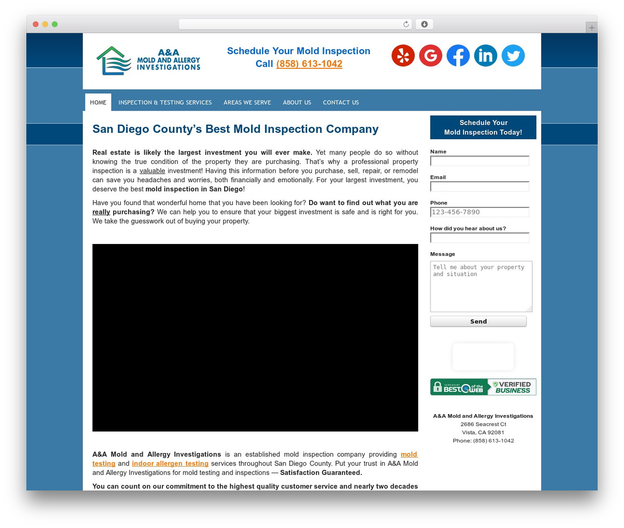 WordPress theme Rayon - aamoldandallergy.com