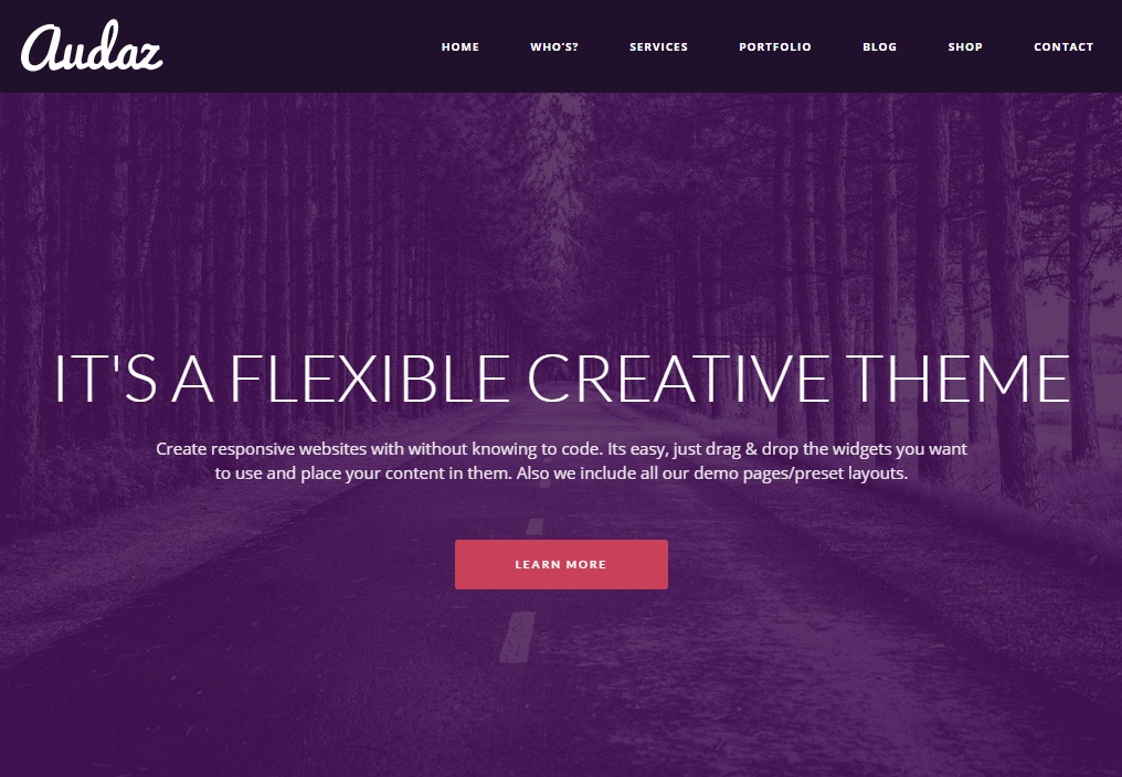 Audaz Theme theme WordPress Audaz Theme theme WordPress