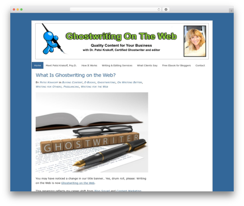 Builder WordPress theme - writingontheweb.com Builder WordPress theme - writingontheweb.com