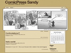 ComicPress Sandy WordPress theme by Philip M. Hofer (Frumph)