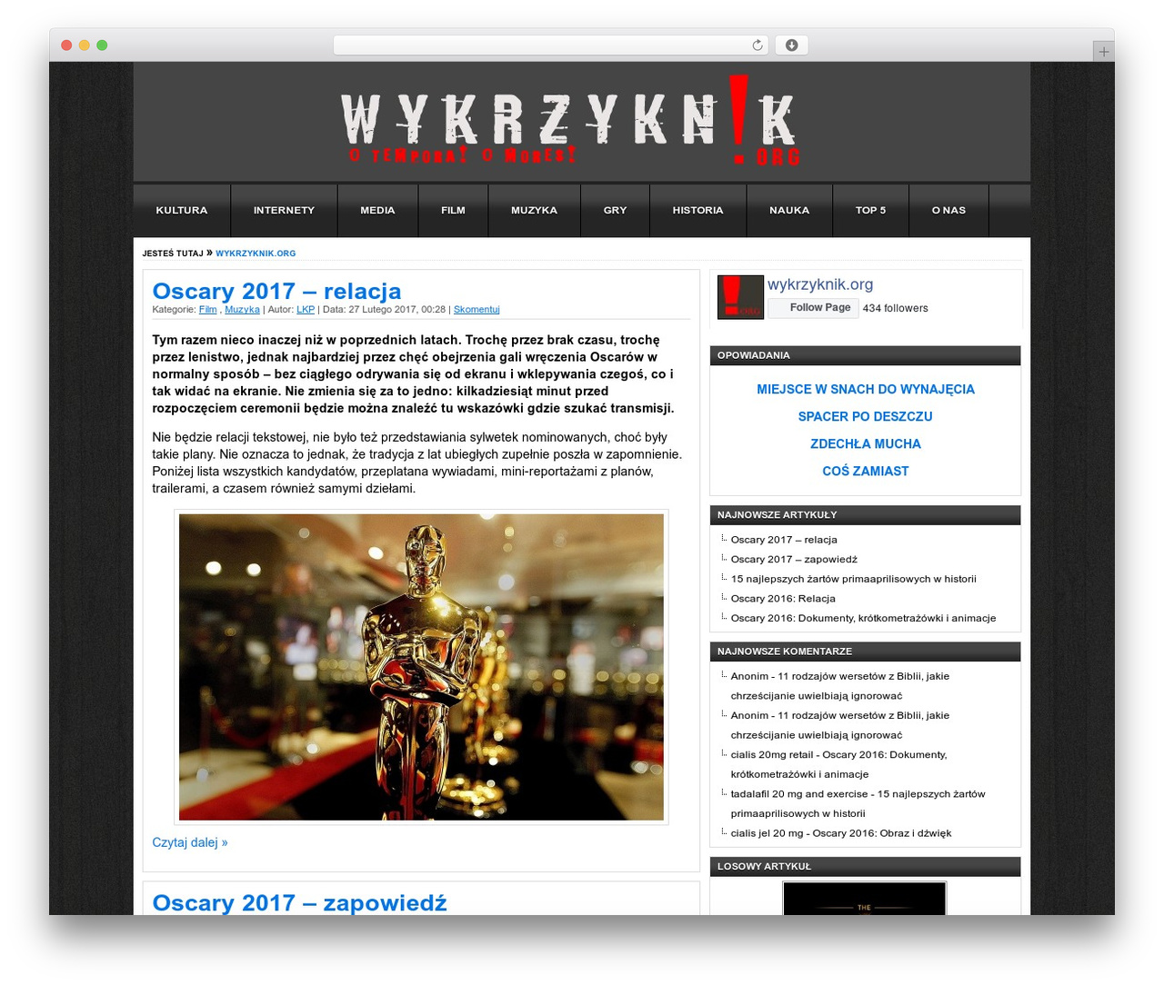 Grune WordPress theme - wykrzyknik.org Grune WordPress theme - wykrzyknik.org