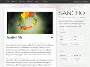Sancho Theme WordPress theme Sancho Theme WordPress theme