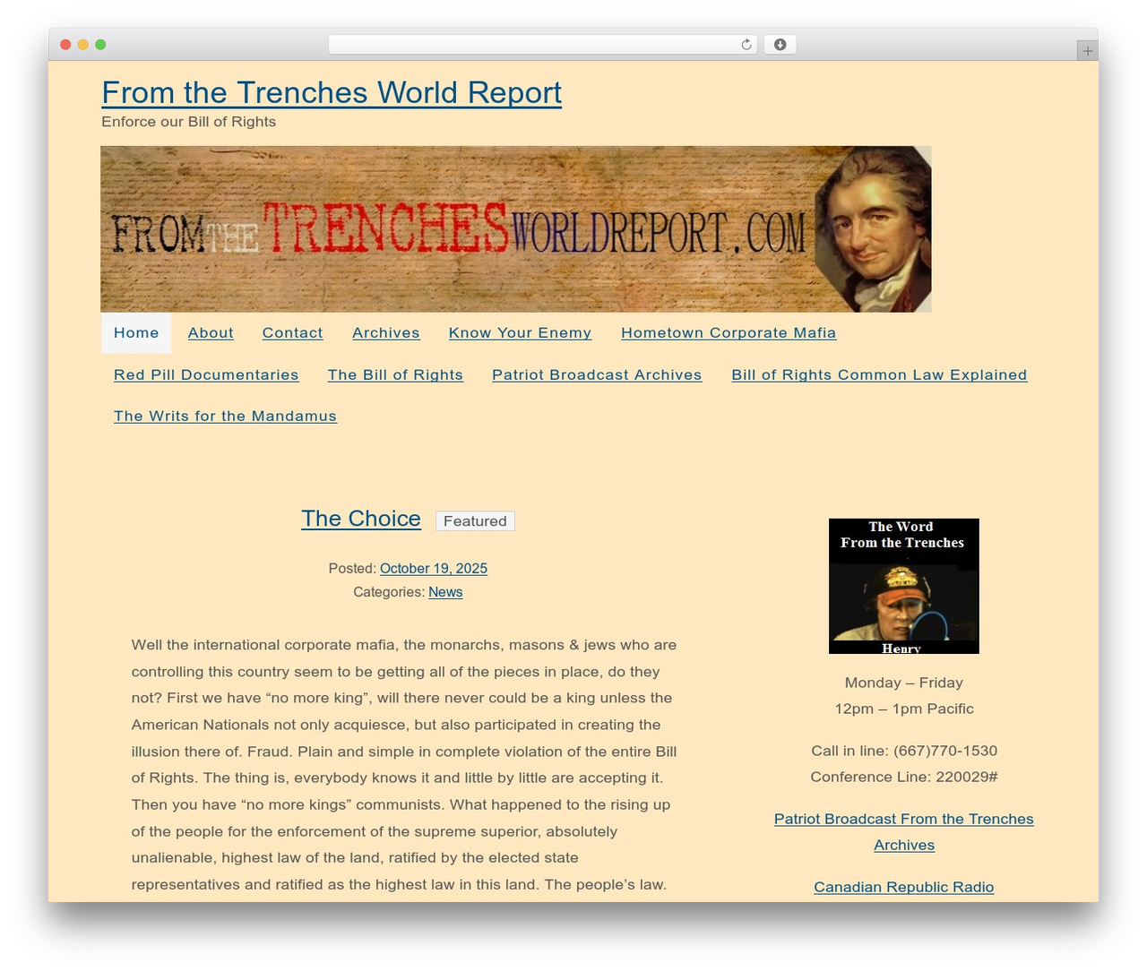 Stix WordPress theme - fromthetrenchesworldreport.com Stix WordPress theme - fromthetrenchesworldreport.com