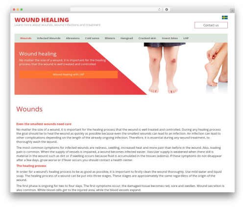 Theme WordPress Bioglan Bootstrap Basic - woundhealing.eu