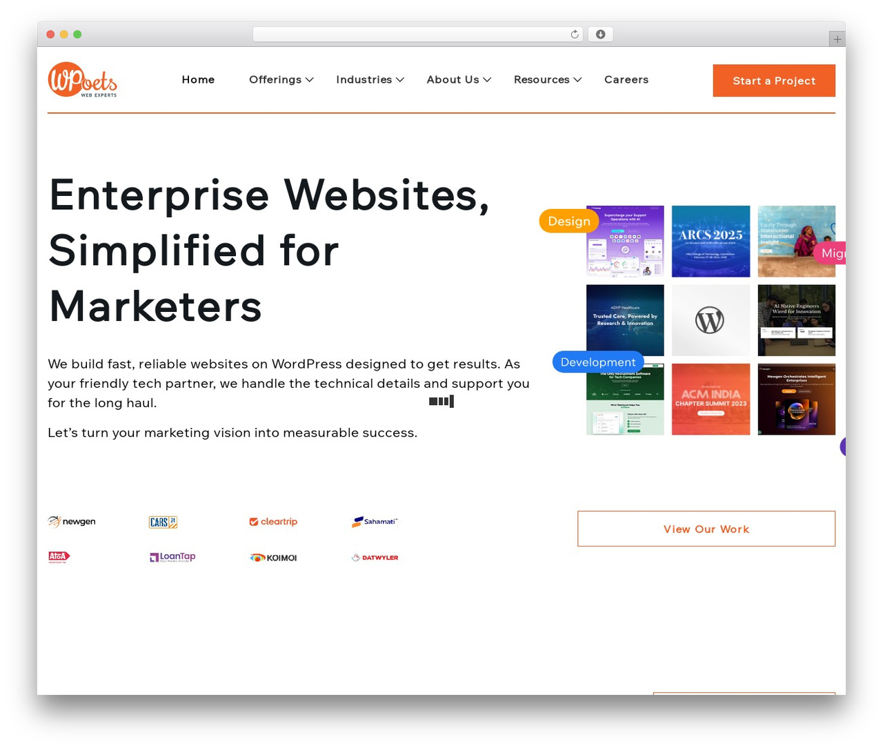 Theme WordPress Monomyth Enterprise - wpoets.com