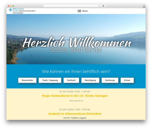 WordPress theme Beaver Builder Theme - kirchweg5.ch