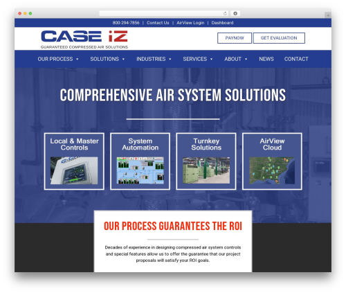 WordPress theme Custom Responsive (SASS) Theme - caseiz.com