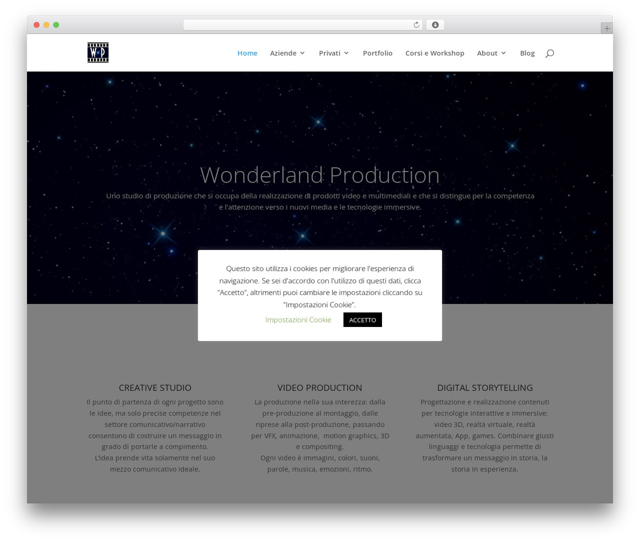 WordPress theme Divi - wonderlandproduction.com WordPress theme Divi - wonderlandproduction.com