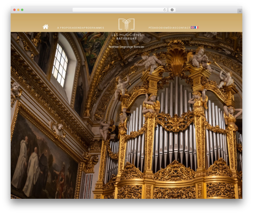 WordPress theme lmb - lesmusiciensbatisseurs.com