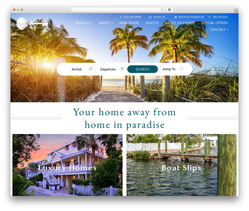 WordPress theme RealIntegration - keywestvacationhomes.com