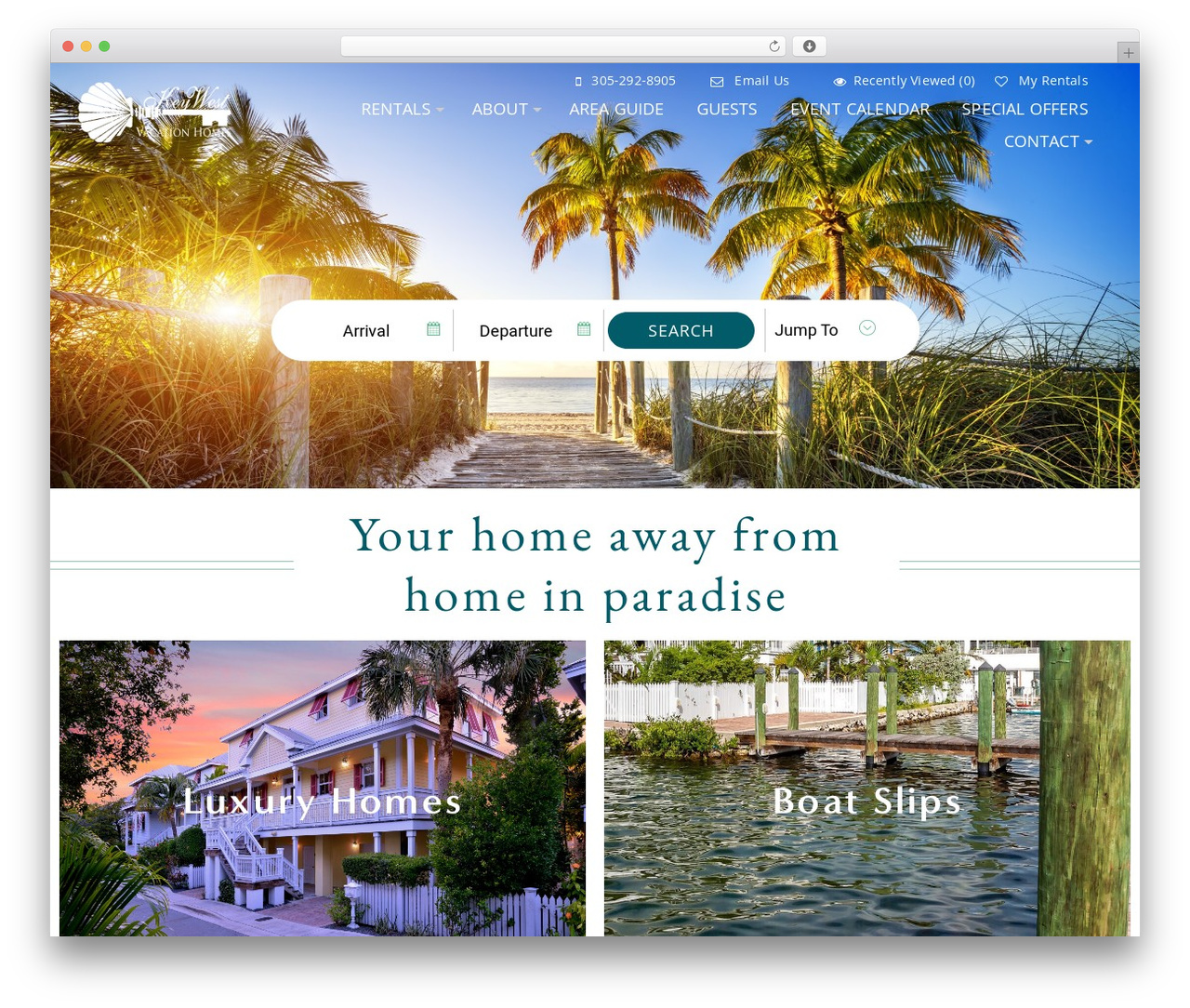 WordPress theme RealIntegration - keywestvacationhomes.com