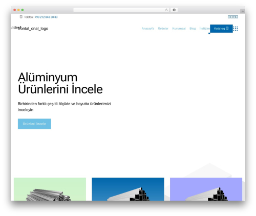 WordPress theme Vertexify - frontalonalmetal.com
