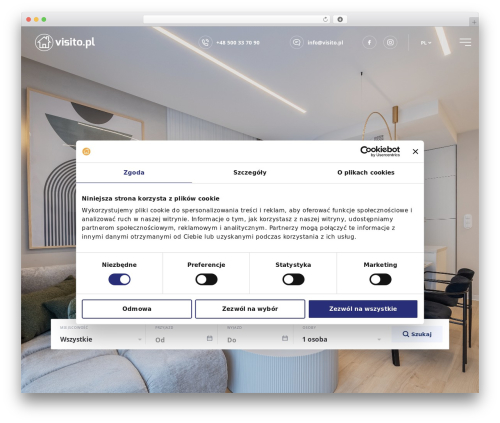 WordPress theme Visito - visito.pl