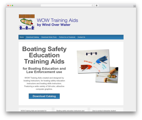 WordPress website theme Responsive Pro - wowtrainingaids.com