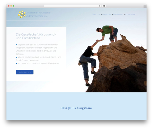 Zakra WordPress theme - gjfh.de