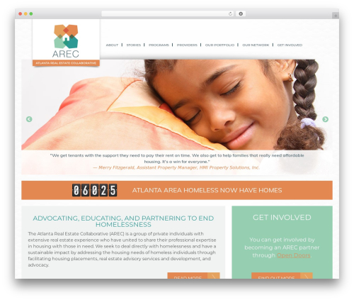 AREC WordPress theme - arec.org