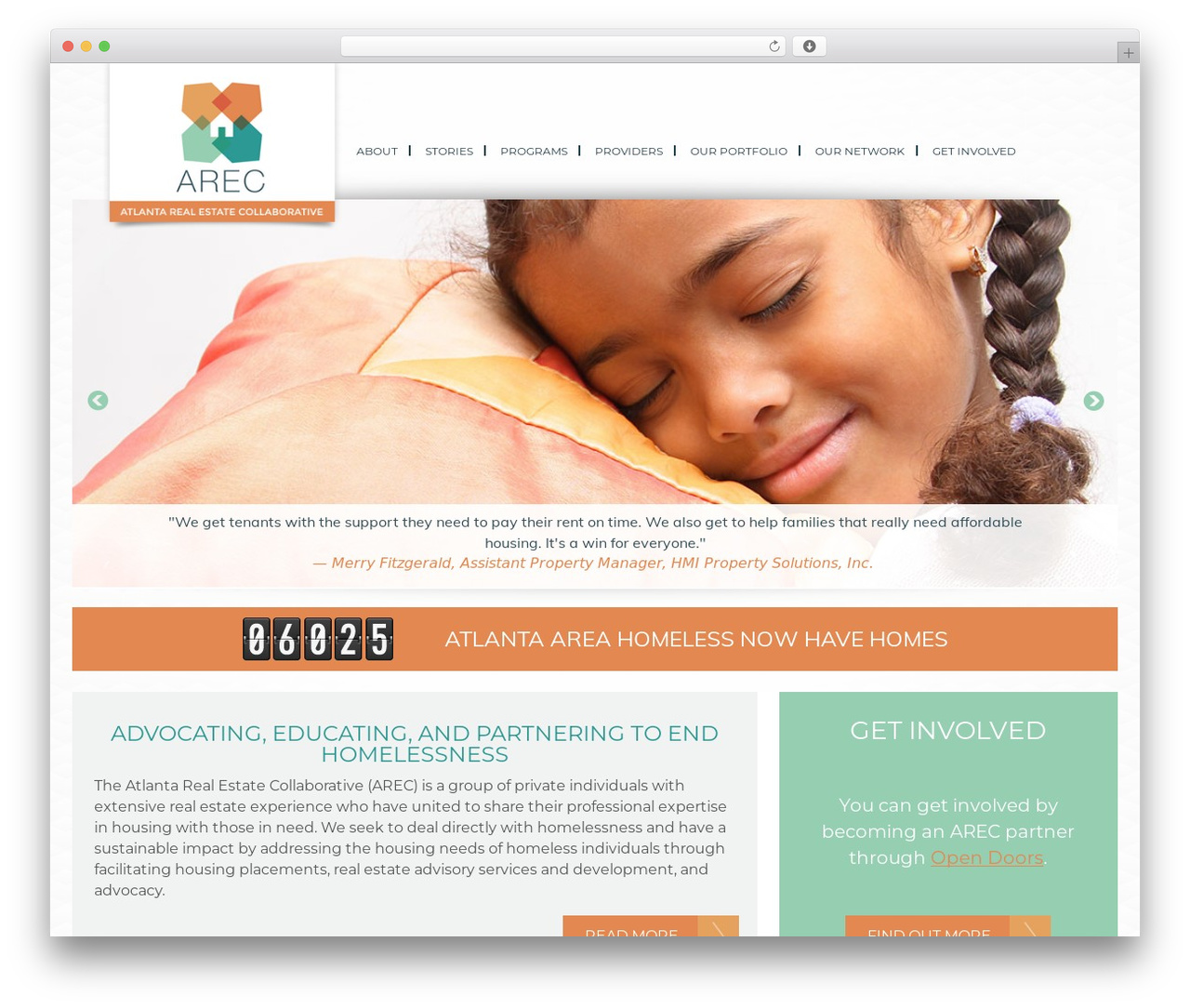 AREC WordPress theme - arec.org
