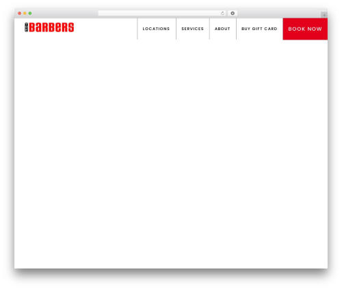 Berger WordPress theme - thebarbersonline.com