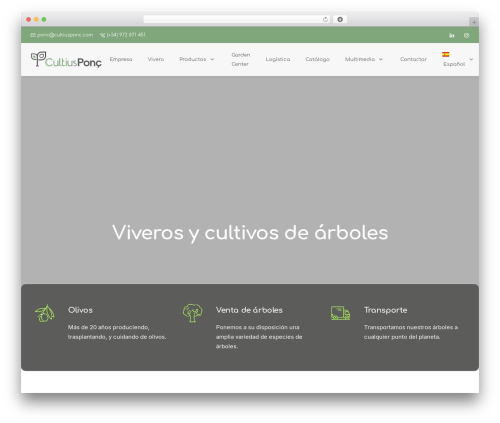 Best WordPress theme Uncode - cultiusponc.com