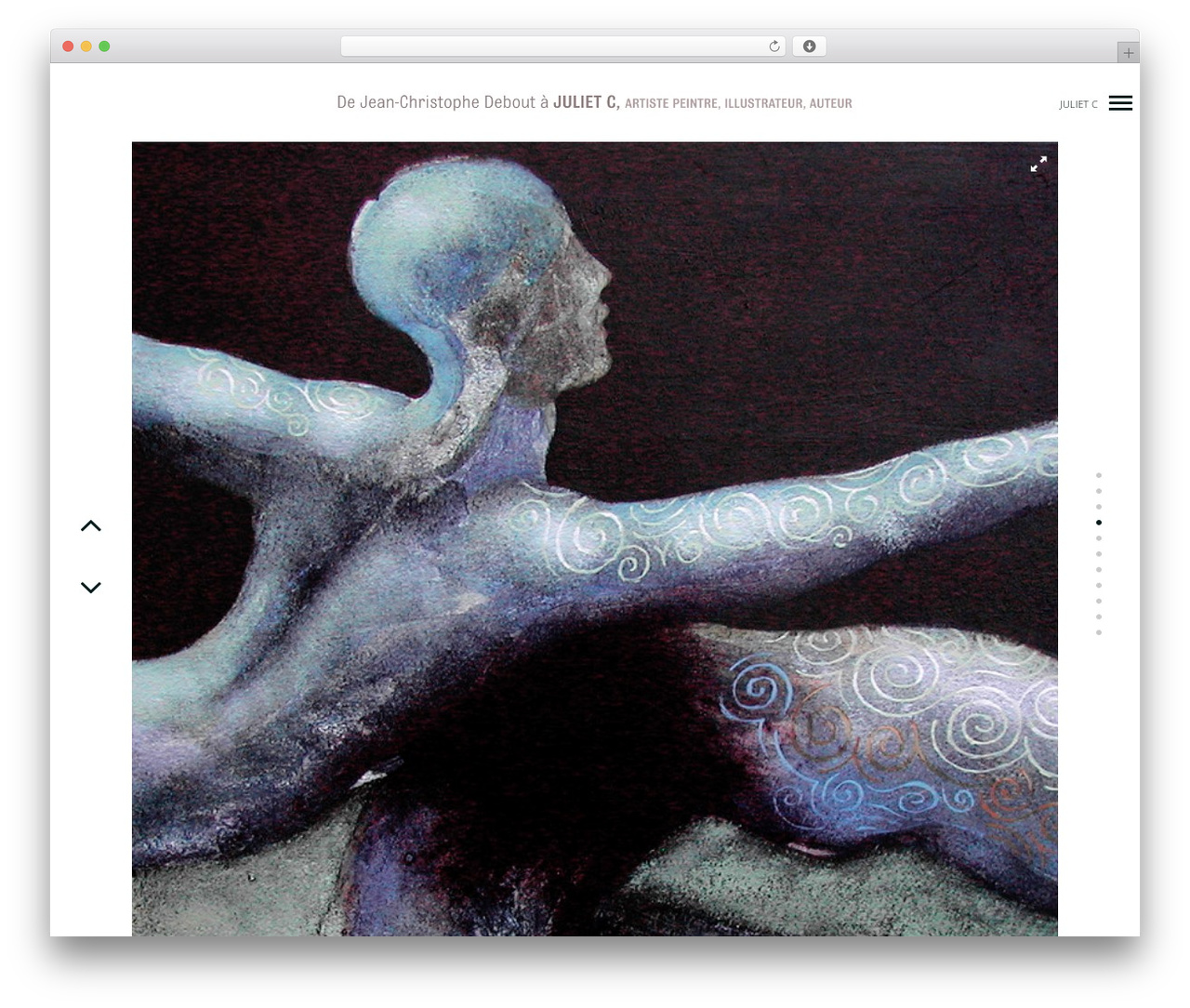 Border WordPress theme - artiste-peintre-julietc.com