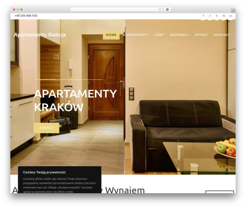 Slider WordPress plugin - apartamentgalicja.pl