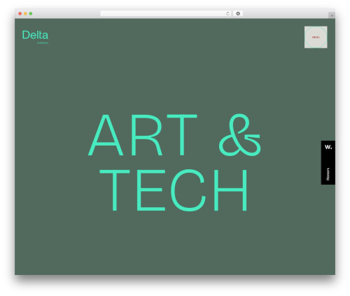 Delta Studio Theme theme WordPress - wearedelta.it