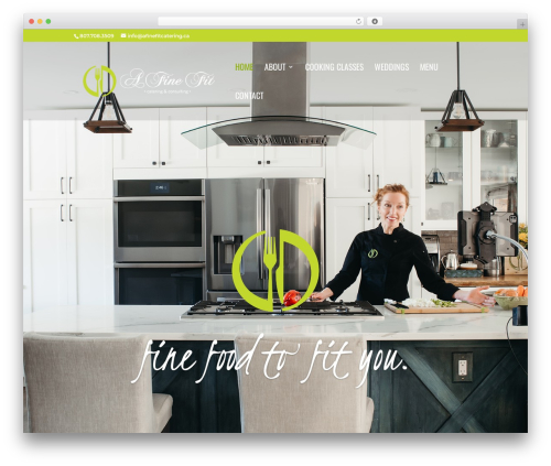 Divi WordPress theme - afinefitcatering.ca