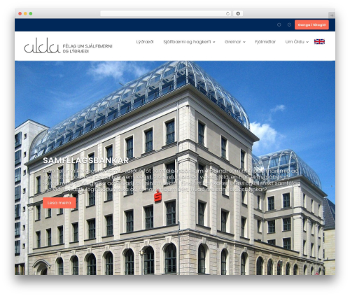 Education Base free WordPress theme - alda.is