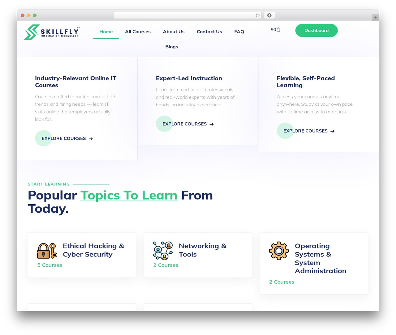 Edusion WordPress theme - skillfly.com Edusion WordPress theme - skillfly.com