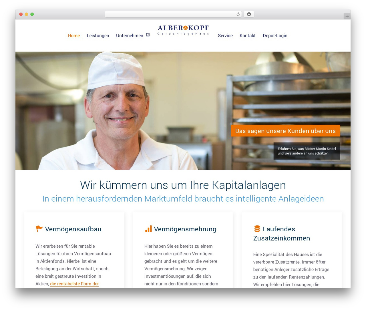 Fintech WP top WordPress theme - alber-kopf.de