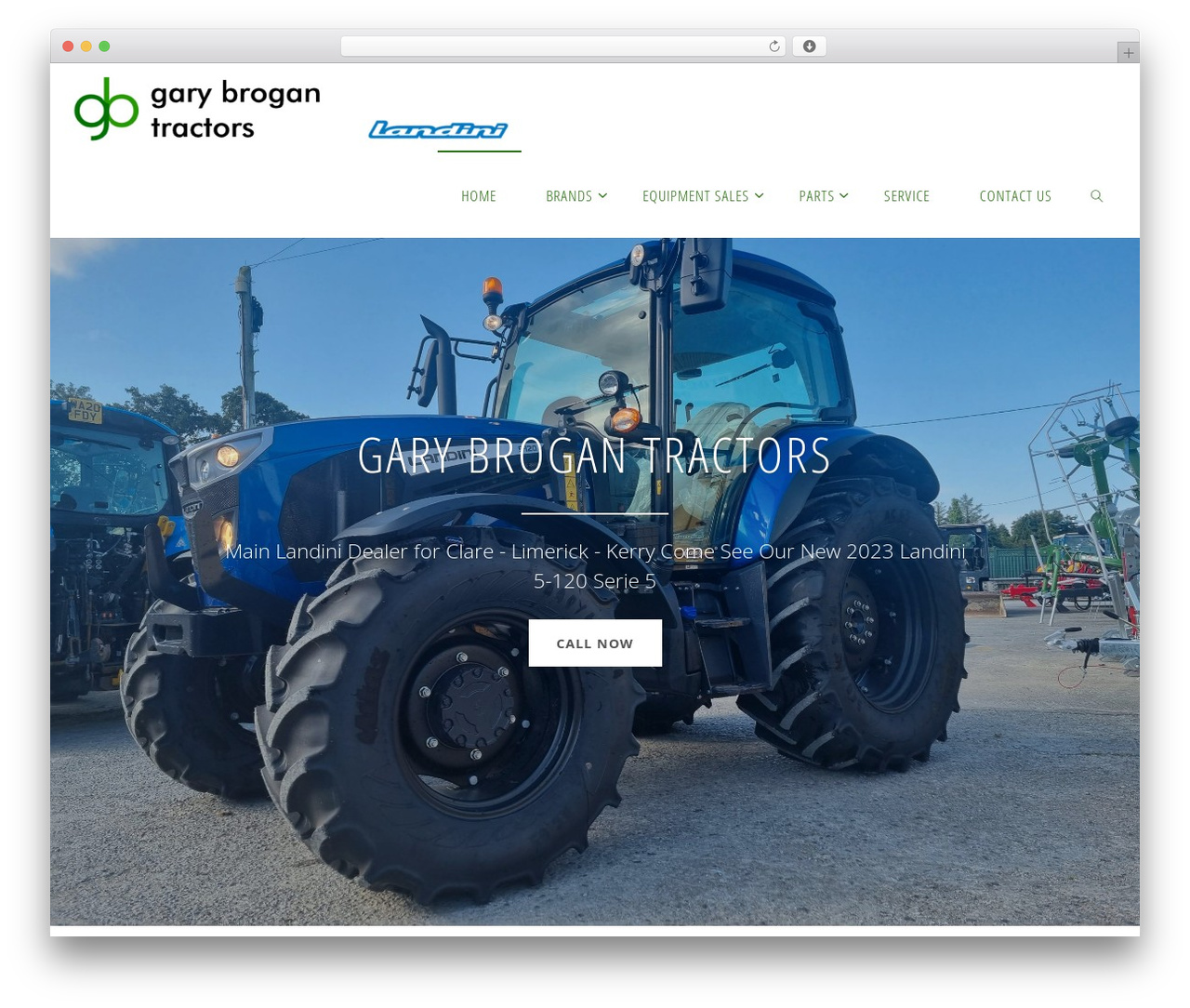 Fluida Plus WordPress theme - garybrogantractors.ie
