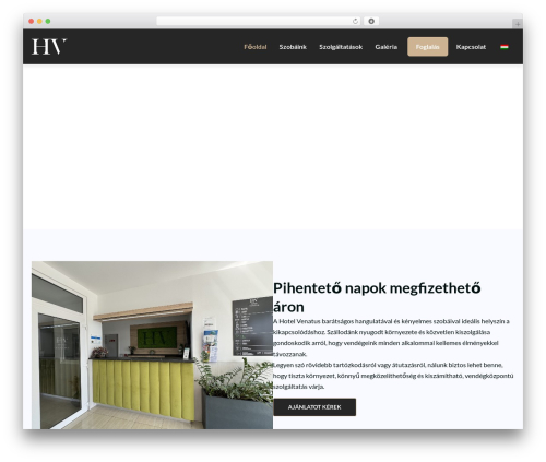 Hello Elementor premium WordPress theme - hotelvenatus.hu