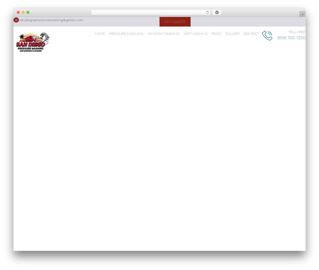 Hello Elementor WordPress theme - sandiegopressurewashing.com