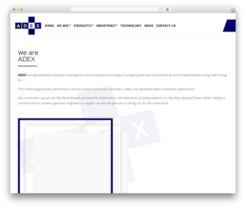 Industify WordPress theme design - adexcop.com