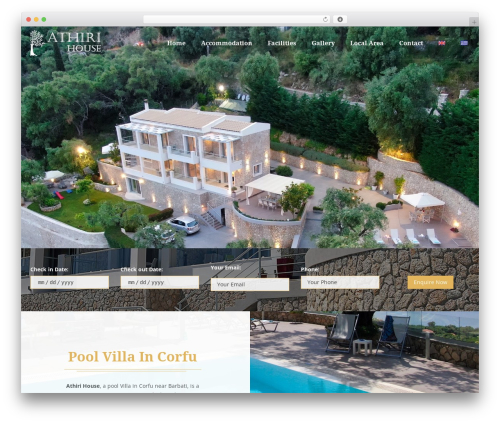Lambda premium WordPress theme - athirivillacorfu.com