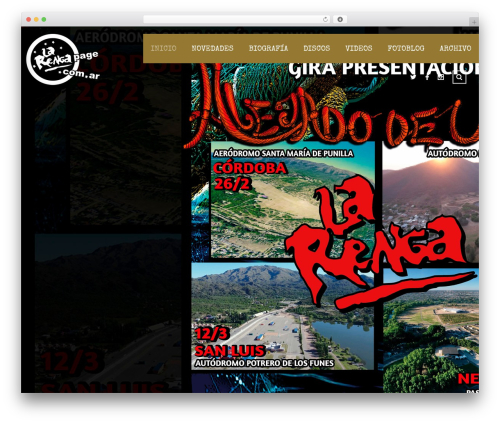 Muse WordPress theme - larengapage.com.ar