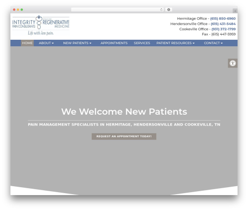Parent Theme WordPress theme - integritypainconsultants.com