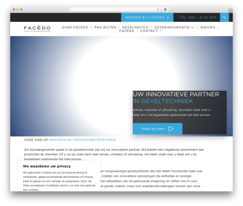 Pro WordPress theme design - facedo.nl
