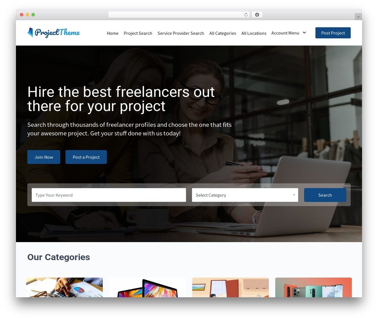 ProjectTheme WordPress theme - sitemile.fr/newdemo/project ProjectTheme WordPress theme - sitemile.fr/newdemo/project