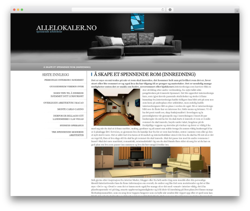 Relax WordPress theme - allelokaler.no
