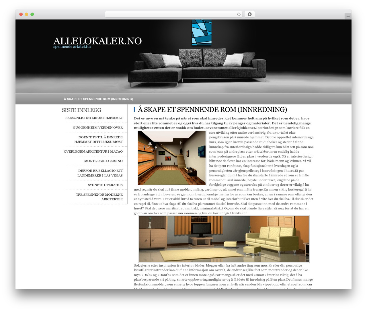 Relax WordPress theme - allelokaler.no Relax WordPress theme - allelokaler.no