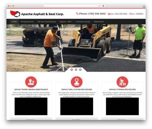 Theme WordPress Apache Theme - apacheasphalt.com